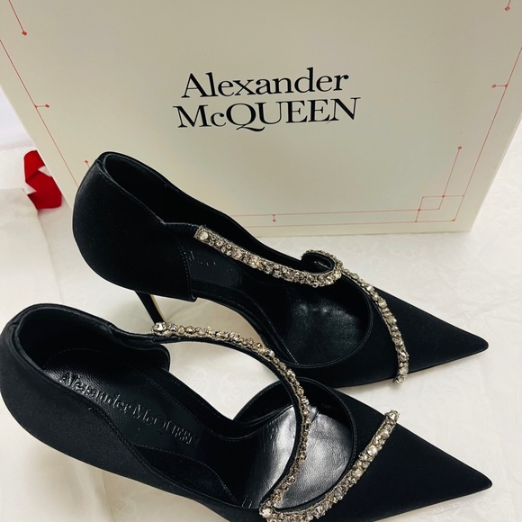 Brand New Alexander McQueen Crystal Pumps - Picture 14 of 15
